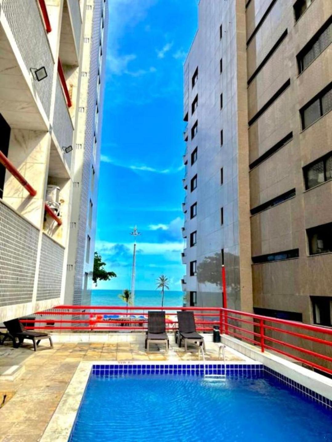 شقة Flat Vista Mar Boa Viagem ريسيفي المظهر الخارجي الصورة